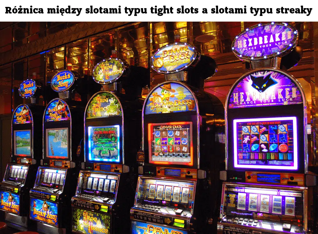 Różnica między slotami typu tight slots a slotami typu streaky