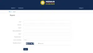 Jak dokonać rejestracji w Merkur Slots