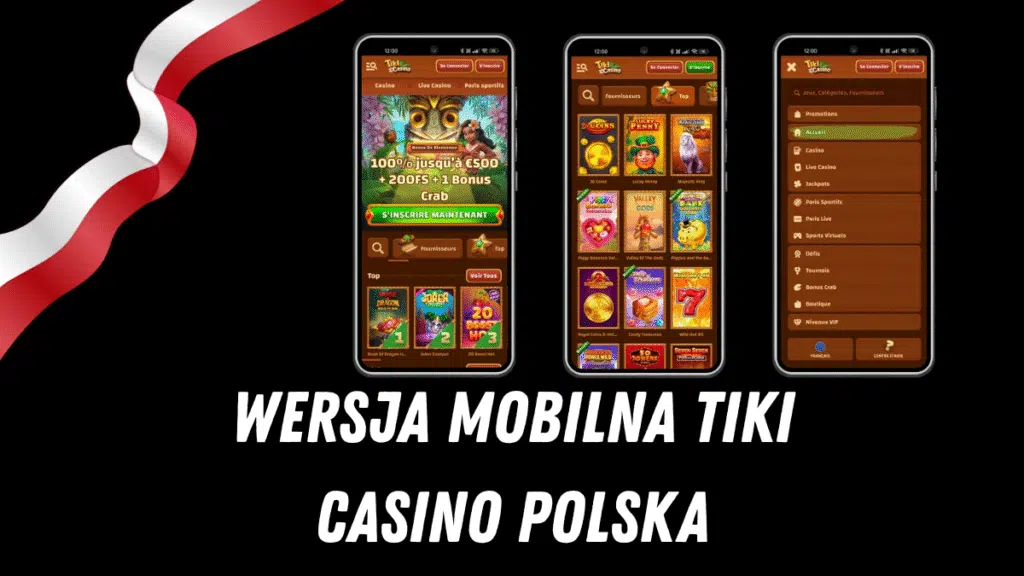 Wersja mobilna Tiki Casino Polska