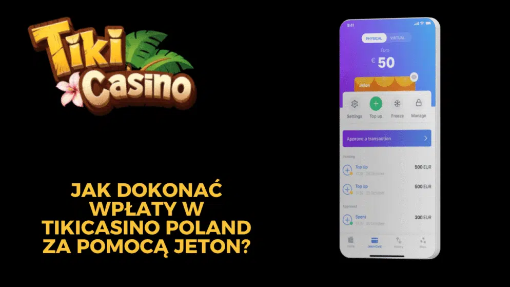 Jak dokonać wpłaty w TikiCasino Poland za pomocą Jeton?
