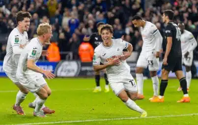 Walijski derby z bramkami po obu stronach