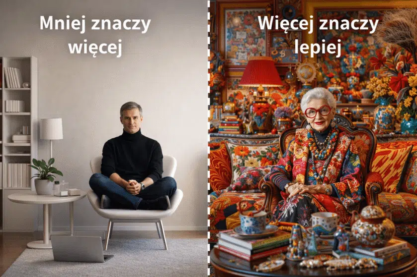 Mniej znaczy więcej czy więcej znaczy lepiej