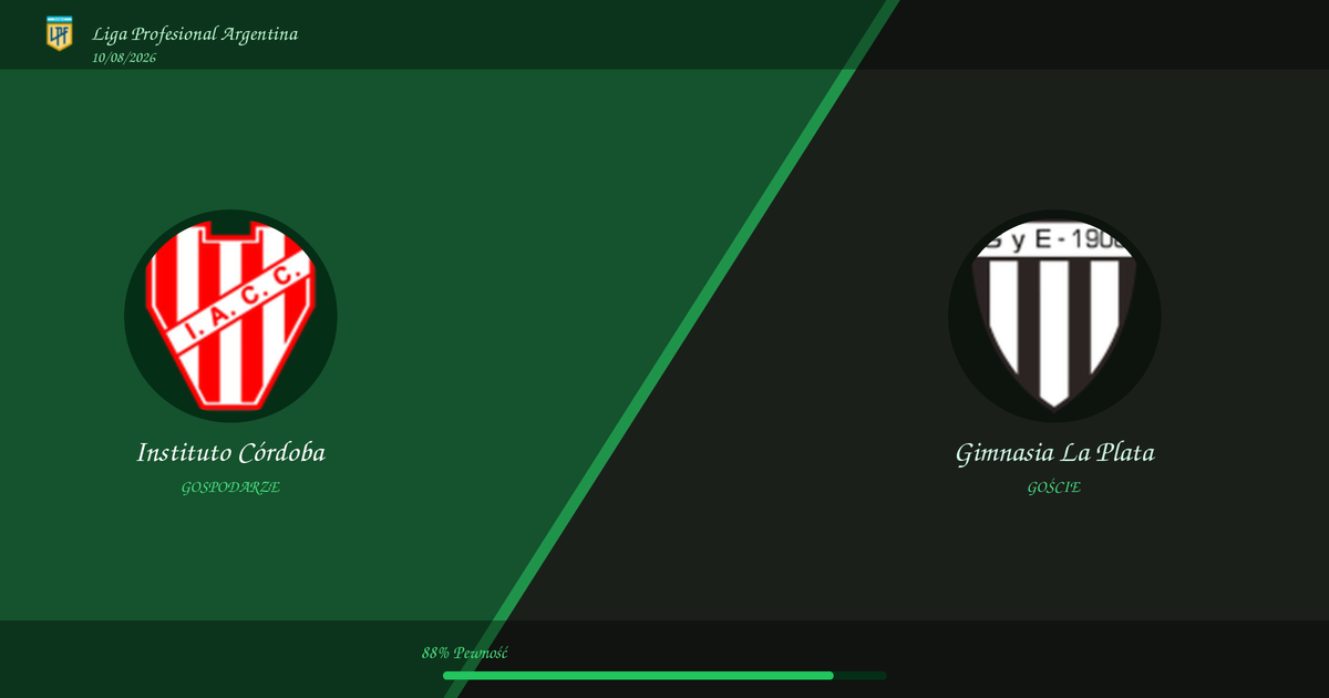 Instituto Córdoba vs Gimnasia La Plata — Typy | Liga Profesional Argentina | 10/08/2026