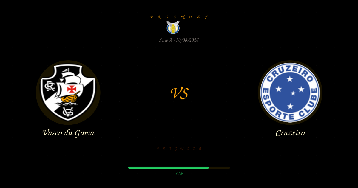 Vasco da Gama vs Cruzeiro — Analiza i Kursy | Serie A | 30/08/2026